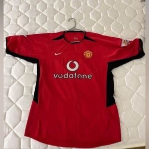 Manchester united retro kit 2003-04 (L)